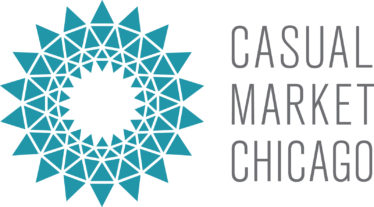Casual Market Chicago Logo Vertical Casual Market Chicago Logo horizontal
